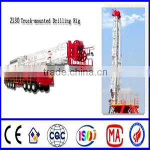 3000m, 750HP, Truck Mounted Drilling Rig ZJ30 thumbnail-1