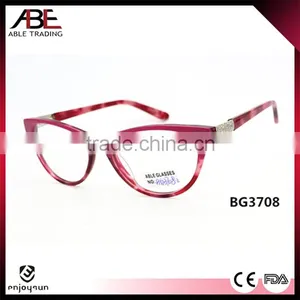2016 Women Cat Eye High Quality Handmade Acetate Eyeglasses Optical Frames Optics Spectacle Supplier's Choice thumbnail-2