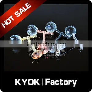 KYOK Crystal Cutain Wall Hooks ,elegrant Window Decoratitive Curtain Hook,curtain Hooks Wholesale thumbnail-2