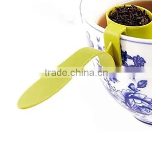 Spoon Shape Plastic Tea Infuser Strainer Herbal Spices Leaf Teaspoon Filter thumbnail-4