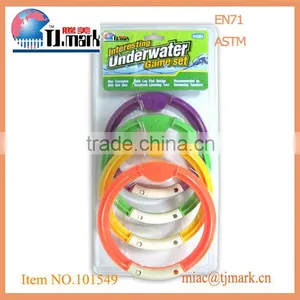 Interesting Plastic Underwater Game Set Diving Rings/game Ring in Water thumbnail-1