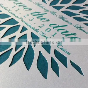 Laser Cutting Save the Date - Flower Save The Date for Wedding Invitation thumbnail-2