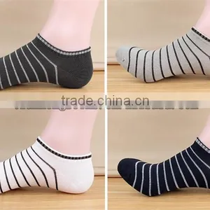2016 Hot Sale Fashion Bamboo Cotton Loafer Low Cut Socks Men thumbnail-3