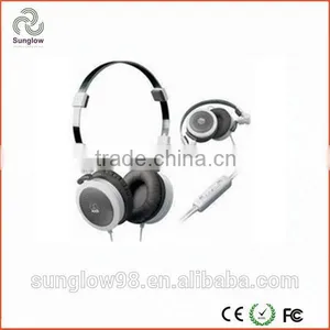 DJ Music Listening Wired Stereo Headphones With Mic , Noise Reduction thumbnail-1