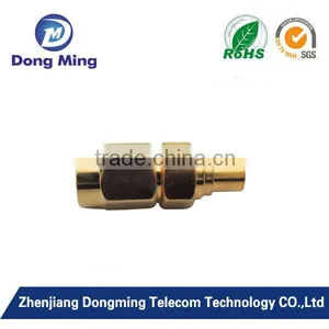 SMA Male to MCX Female Coaxial Connector Adapter thumbnail-1