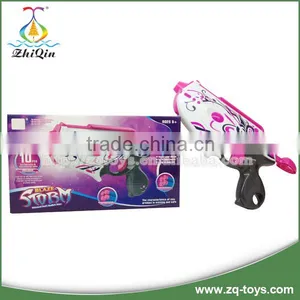 Plastic Pink Electric Soft Bullet Gun Toy for Girls thumbnail-1