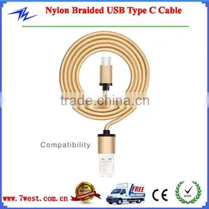 Customized Aluminum Alloy Nylon Braided USB Type C 3.1 Cable,USB 3.1 Type C Cable thumbnail-2