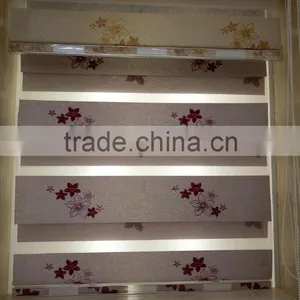 Home Decoration 100% Polyester Roller Shades / Zebra Blinds thumbnail-1