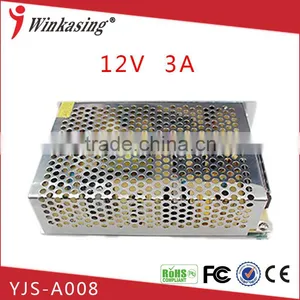 CCTV Power Supply 12V 3A PSU for Cctv Camera System YJS-A008 thumbnail-1