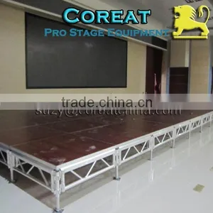 Concert Theater Church School Easy Set-up Wooden Stage Platform thumbnail-1