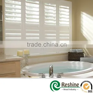 Vinyl Fauxwood Interior Plantation Window Shutter thumbnail-5