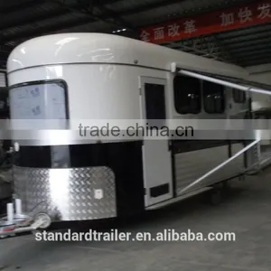 [Hot Sale] 2 Horse Trailer Angle Float With Living Area thumbnail-1