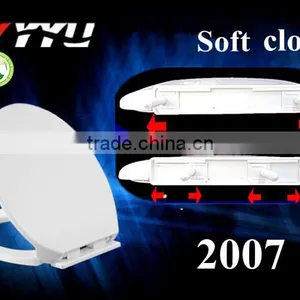 Soft Closing Round Decorative Toilet Lid Covers for wc 2007 thumbnail-5