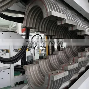 Pe/pvc Single-Wall / Double Wall Corrugate Pipe Production Line Production Line thumbnail-1