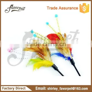 China Supplier Wholesale Cat Teasing Toy , Fishing Teasers Play Wand Cat Toy thumbnail-1