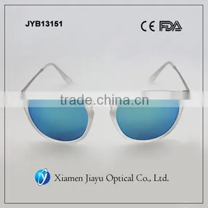 Mirror Sunglasses Lens White Sunglasses Fashion Eyewear thumbnail-3