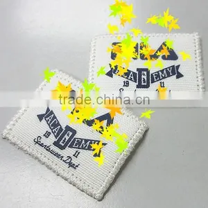 Special Fabric Printing Stiched Cotton Label thumbnail-2