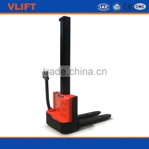 1Ton Single Column Electric Straddle Stacker With Smallest Working Space thumbnail-1