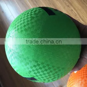 8.5" Rubber Playground Ball With Custom Design thumbnail-5
