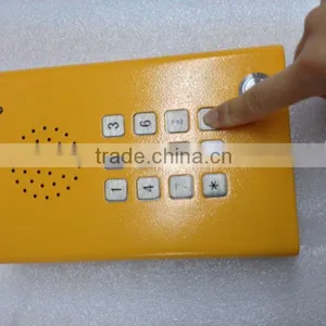 Cold Roll Steel Sheets Elevator Telephone Handfree Call Phone KNZD-29 thumbnail-1
