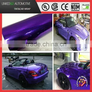 High Quality Car Wrap Chrome Vinyl Air Bubble Free Sticker thumbnail-1