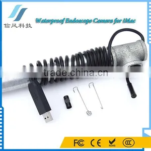 6 LED 7mm Lens 5M USB Underwater Endoscope Pipe Inspection Camera for IMac Laptop thumbnail-5