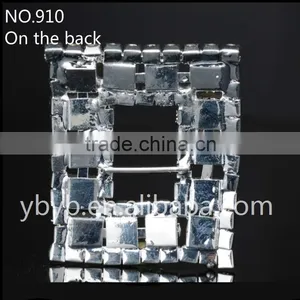 Hot ! Small Rhinestone Ribbon Button For Wedding Invitation-910 thumbnail-3