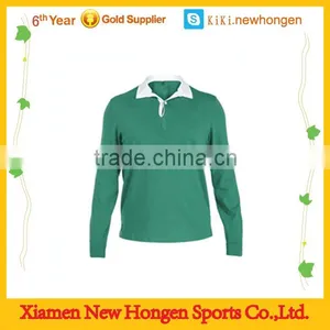 2015 New Style Tight Fit Long Sleeve Rugby Jersey With Good Quality thumbnail-1