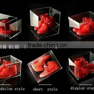 Wholeslae Hot Sale Clear Acrylic Shoe Box thumbnail-2