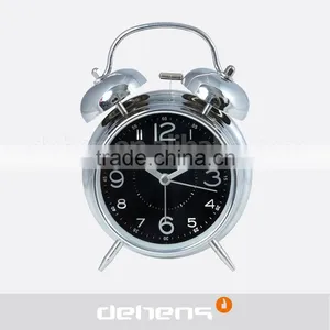 Deheng 6 Inch Classic Twins Bell Alarm Clock thumbnail-3