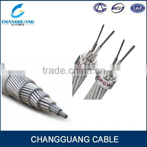 Long Span Stranded Stainless Steel Tube Aerial Power Fiber Optic Cable Price Opgw Cable thumbnail-3