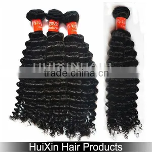 5A Virgin Brazilian Human Hair Deep Wave Hair Weft Accept Paypal thumbnail-1