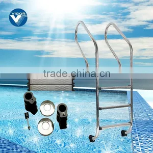Swimming Pool Adjustable Step Ladder thumbnail-1
