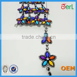 Wholesale Price Multicolor Plastic Rhinestone Banding for Hair Decoration in Bulk thumbnail-4