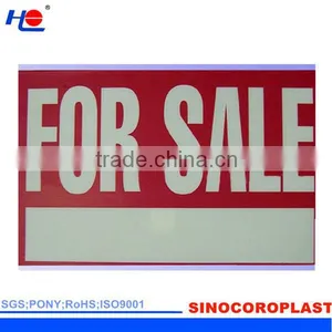 Heat Resistance and Anti-uv Plastic Polypropylene Coroplast Signboard thumbnail-1