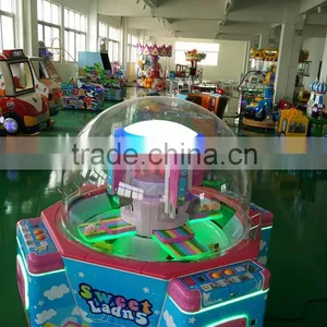 Sweet Land Coin Operated Mini Dolls Crane Claw Machine/ Game Machine for Sale thumbnail-5