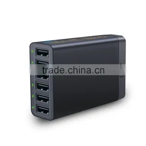 Portable Universal Usb dc 5 Volt Charger Adapter 6 Ports thumbnail-2