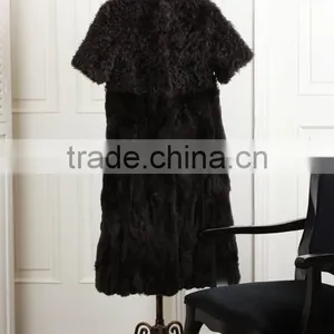 Fashion Long Style Sheep Fur Coat for Women LC98 thumbnail-2