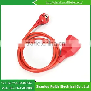 Professional Factory Orange VDE 2pin European Extension Cable thumbnail-1