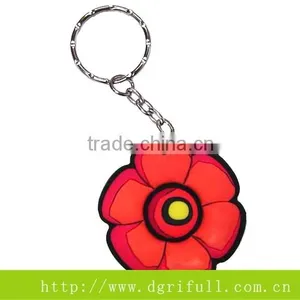 Custom Logo 3d Silicone Keychain thumbnail-1