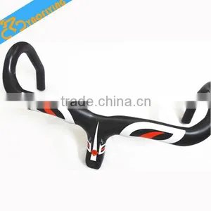 New Arrival Bicycle Integrated Carbon Fiber Road Bike Handlebar,famous Carbon Fiber Handlebar for Sale thumbnail-2