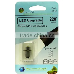 3 Watt LED Upgrade Bulb for the 3 to 6 D and C Cell Maglite Torch thumbnail-5
