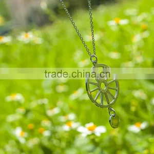 Hotselling Stainless Steel Hanging 12-spokie Wagon Wheel Pendants thumbnail-3