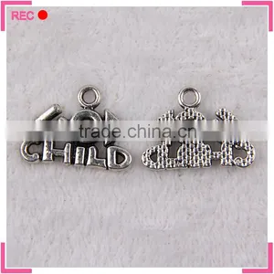 'Imitation Gold Child' Necklace Pendant Designs, New Design Alphabet Pendant thumbnail-1