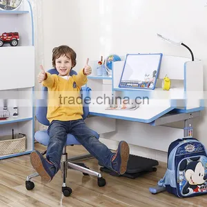 Children Height Adjustable Reading Writing Ergonomic Desk thumbnail-2