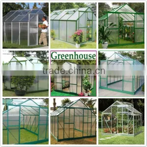 Wholesale Grey Polycarbonate Greenhouse Made by Grace Garden thumbnail-1