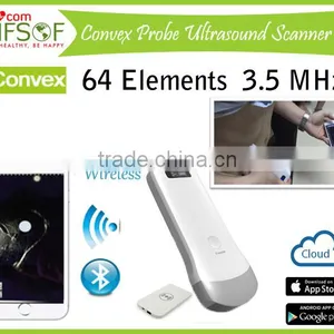 UltraSound Scanner, Convex Probe Ultrasound Scanner, WiFi, 3.5MHz / R40 / 64 Elements, SIFULTRAS-5.1 thumbnail-1