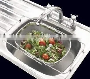 Stainless Steel Flexible Washing Basket 34x24cm thumbnail-1