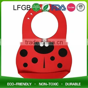 Toddler Eating Training Silicone Bibs With Crumb Catcher thumbnail-2
