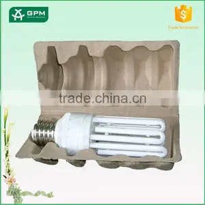 Molded Recyclable Pulp Cardboard Cosmetic Gift Set Packaging Box for Inner Packing Custom Pulp Tray for Sale thumbnail-2